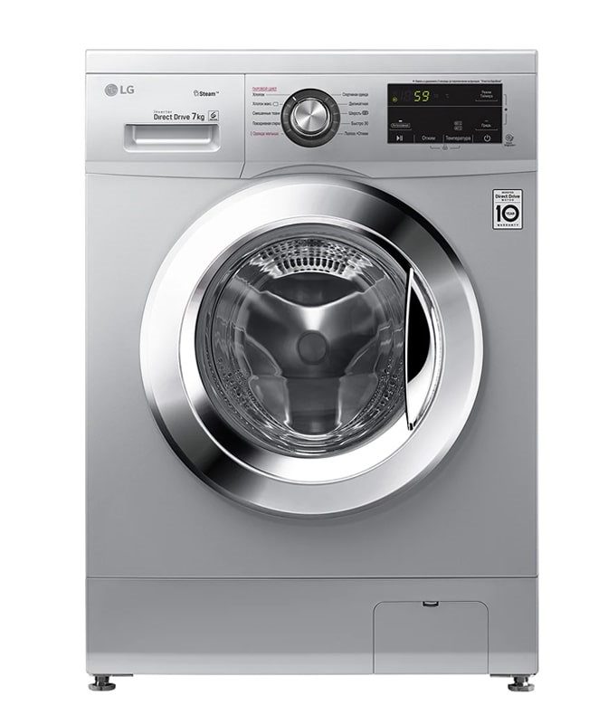 تخلیه نشدن کامل لباسشویی الجی 