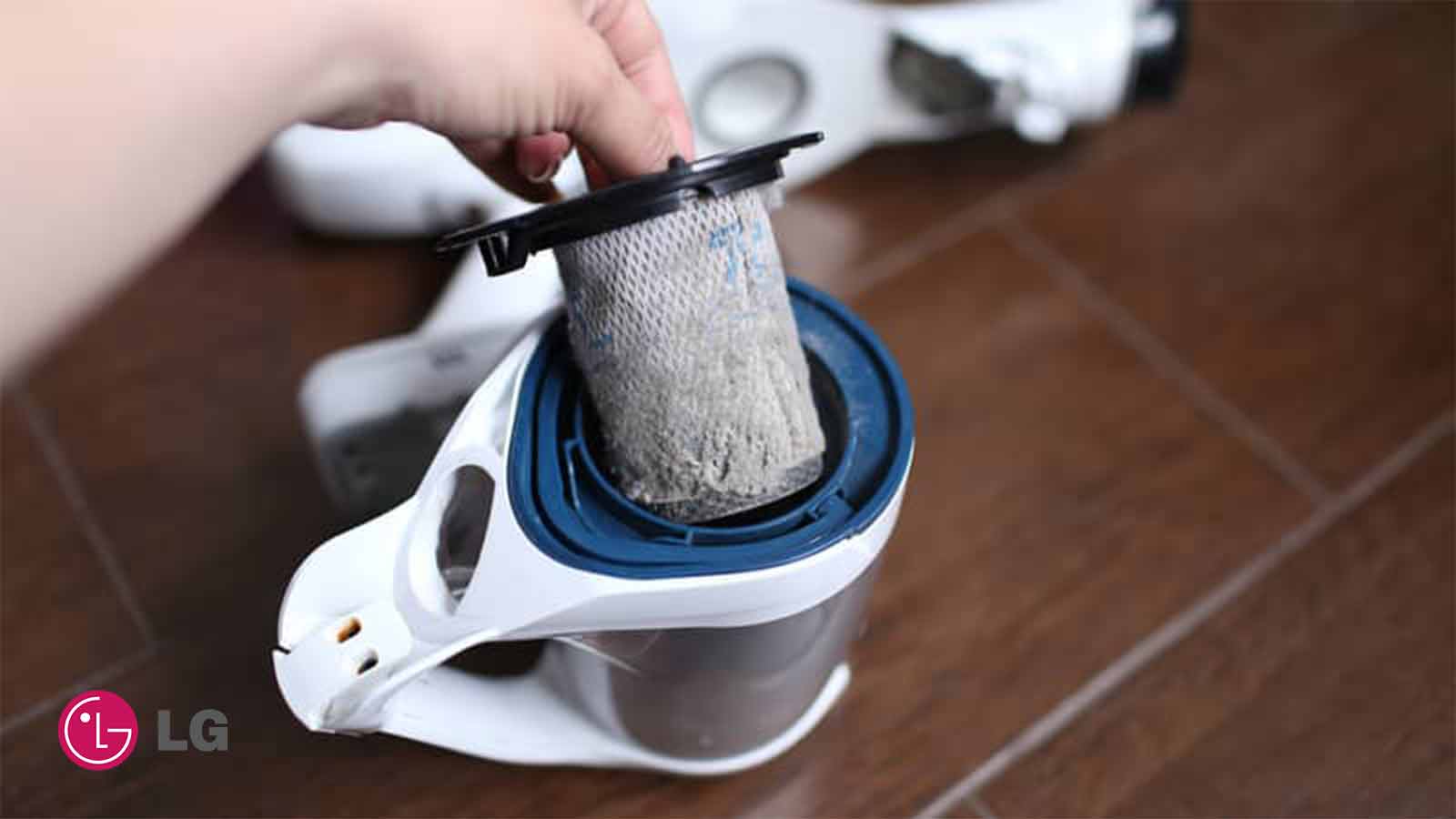 کار نکردن جاروبرقی الجی بعد از تمیز کردن فیلتر